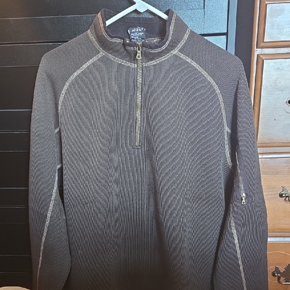 Kuhl Men's Dark Brown Zip-Up Sweater